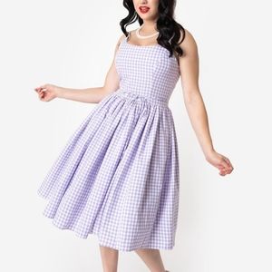 Purple Gingham Kaelyn